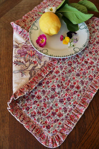 Quilted table mat Vence print