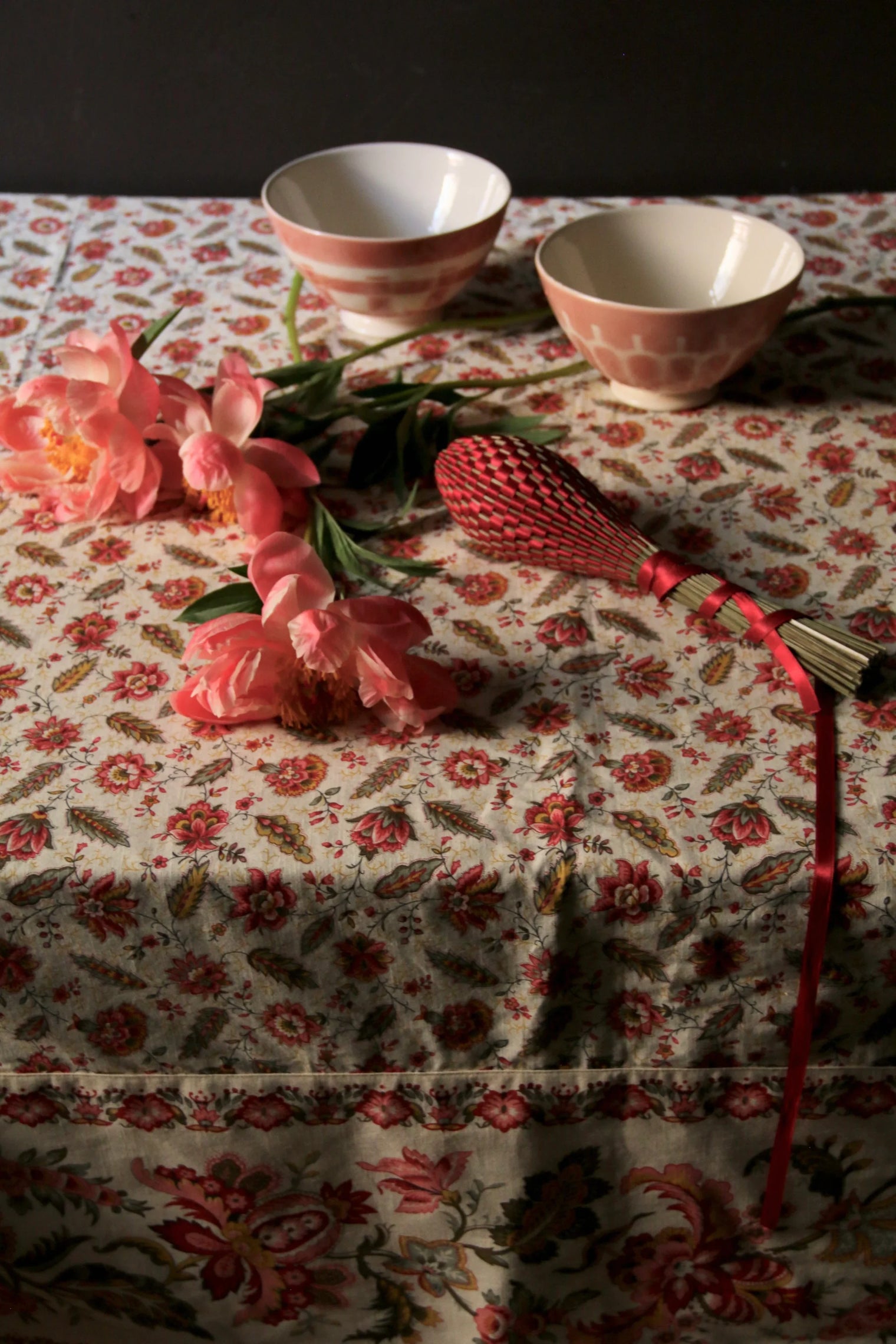 Floral print tablecloth "Aline"