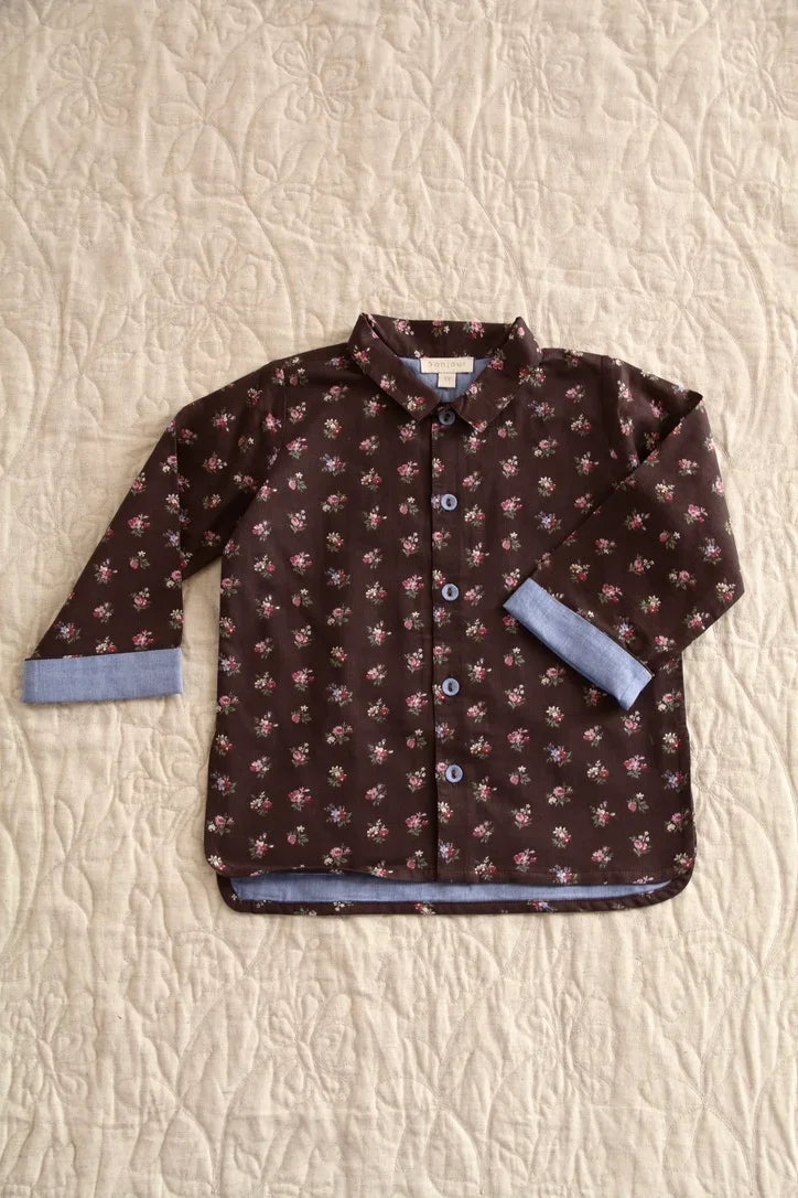 chemise petit bouquet vendue dans son coffret