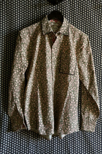 Chemise unisex printed "foliage"