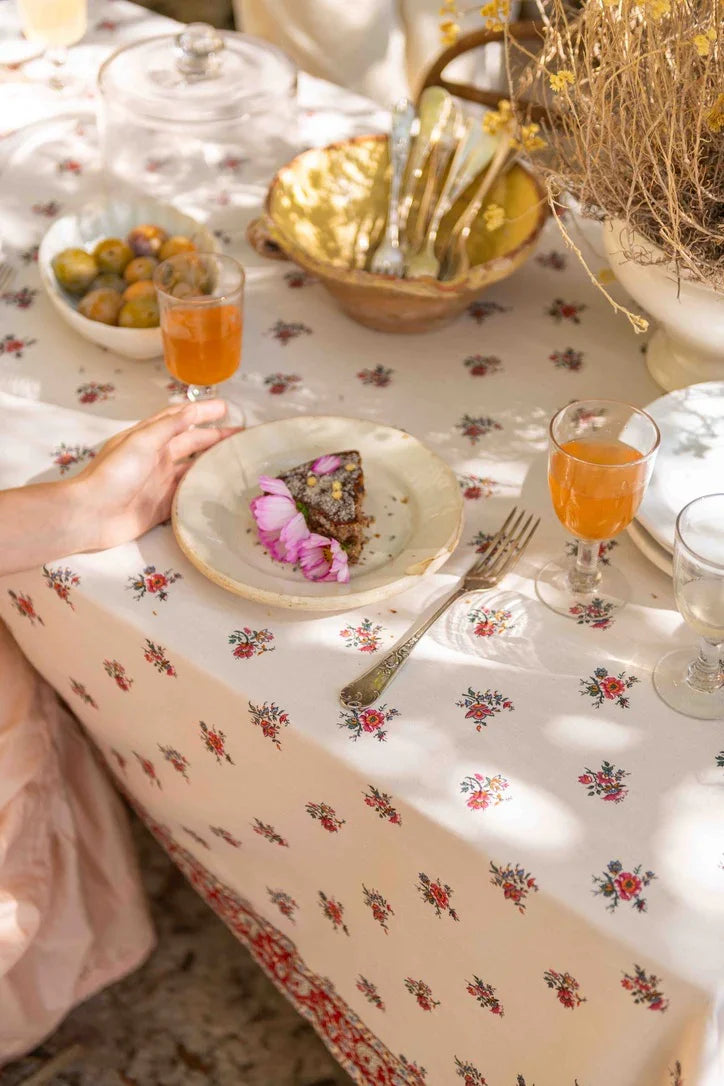 floral garden tablecloth