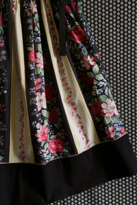 Long skirt "Fleur d'oranger" printed "les fleurs d'Arles"