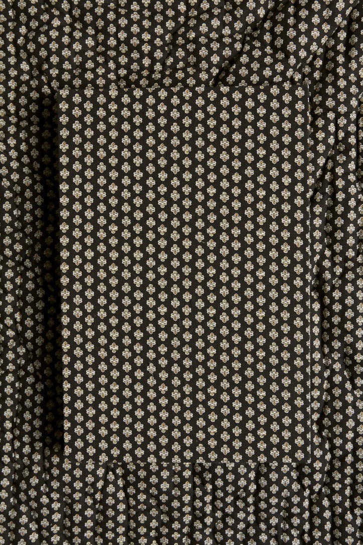 Chemise mixte printed "Provençal noir"