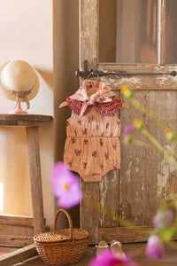 Romper du 6 mois au 6 ans vendu avec son foulard assorti