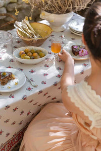 floral garden tablecloth