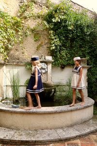 the ivory sailor-collar dress