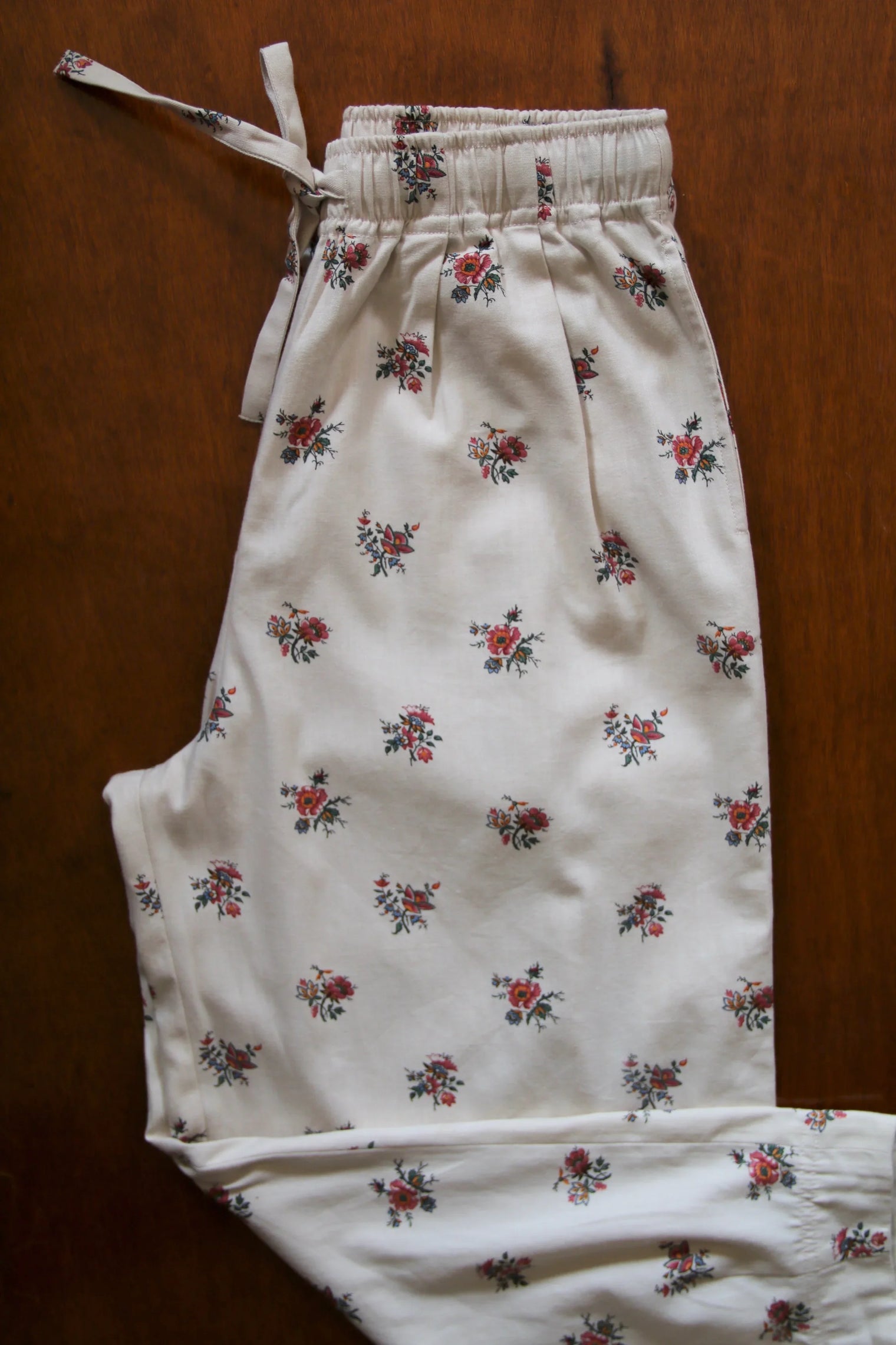 Floral garden pants