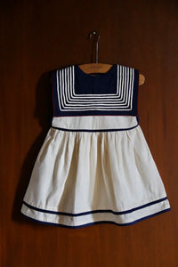 the ivory sailor-collar dress