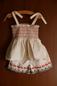 Ensemble short et top bretelles