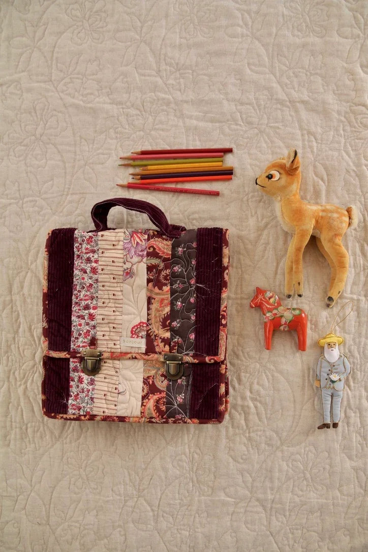 Quilted Patchwork Satchel