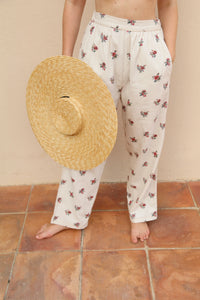 Floral garden pants