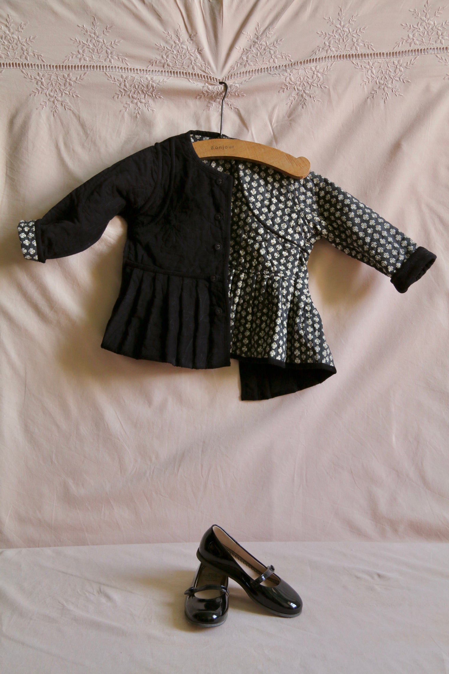 Reversible quilted jacket