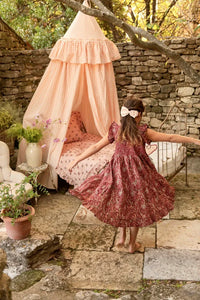 Robe longue rouge cashemere