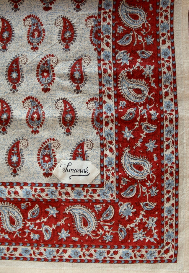 foulard bandana imprimé cashemere