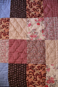 Edredon matelassé patchwork