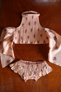 Maillot de bain garden flowers rose