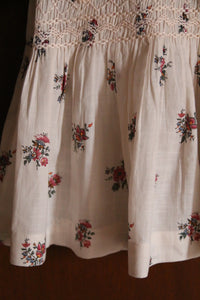 Blouse à smocks garden flowers