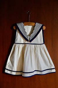 the ivory sailor-collar dress