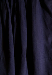 Robe à smocks voile carreau marine