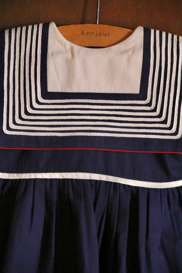 la robe col marin marine