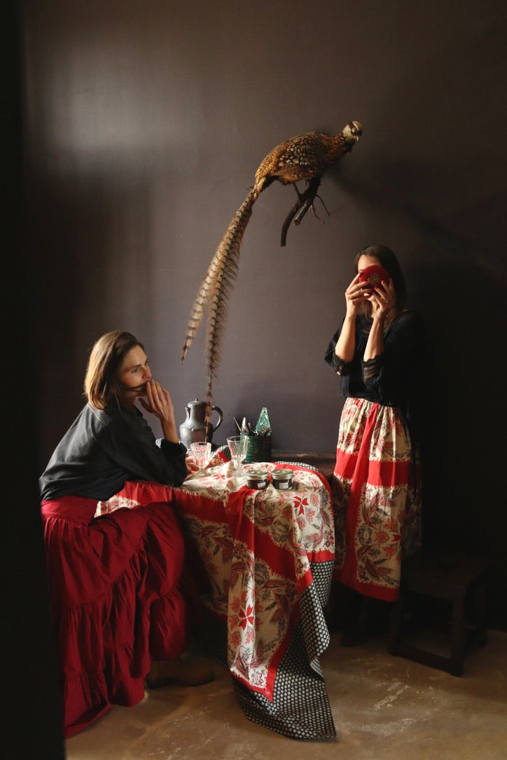 Bandana tablecloth wheat ears